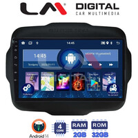 LM Digital - LM ZL4273 GPS Οθόνη OEM Multimedia Αυτοκινήτου για Jeep Gran Cherokee 2014 > (BT/GPS/WIFI) electriclife