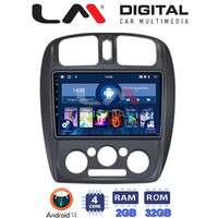 LM Digital - LM ZL4325 GPS Οθόνη OEM Multimedia Αυτοκινήτου για MAZDA 323 1999>2004 (BT/GPS/WIFI) electriclife