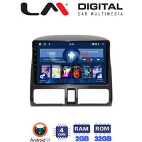 LM Digital - LM ZL4376CL GPS Οθόνη OEM Multimedia Αυτοκινήτου για HONDA CRV  1996-2006 (BT/GPS/WIFI) electriclife