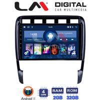 LM Digital - LM ZL4443 GPS Οθόνη OEM Multimedia Αυτοκινήτου για PORSCHE CAYENNE 2002>2011 (BT/GPS/WIFI) electriclife
