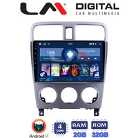 LM Digital - LM ZL4526 GPS Οθόνη OEM Multimedia Αυτοκινήτου για SUBARU FORESTER 2002>2007 (BT/GPS/WIFI) electriclife