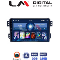 LM Digital - LM ZL4540 GPS Οθόνη OEM Multimedia Αυτοκινήτου για OPEL AGILA - SUZUKI ALTO 2008> (BT/GPS/WIFI) electriclife
