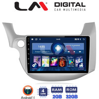 LM Digital - LM ZL4549 GPS Οθόνη OEM Multimedia Αυτοκινήτου για HONDA JAZZ 2008>2013 (BT/GPS/WIFI) electriclife