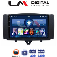 LM Digital - LM ZL4587 GPS Οθόνη OEM Multimedia Αυτοκινήτου για SMART ForTwo 2011> 2015 (BT/GPS/WIFI) electriclife