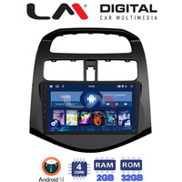 LM Digital - LM ZL4589 GPS Οθόνη OEM Multimedia Αυτοκινήτου για DAEWOO SPARK 2009>2016 (BT/GPS/WIFI) electriclife