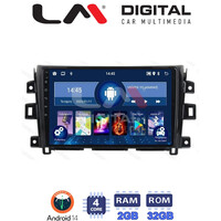 LM Digital - LM ZL4716 GPS Οθόνη OEM Multimedia Αυτοκινήτου για Nissan Navara D23 2016>   (BT/GPS/WIFI) electriclife