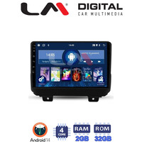 LM Digital - LM ZL4746 GPS Οθόνη OEM Multimedia Αυτοκινήτου για JEEP  WRANGLER 2018>  (BT/GPS/WIFI) electriclife