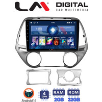 LM Digital - LM ZL4839 GPS Οθόνη OEM Multimedia Αυτοκινήτου για HYUNDAI i20 2008>2013 (BT/GPS/WIFI) electriclife