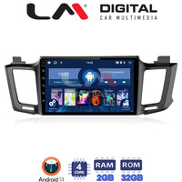 LM Digital - LM ZL4947 GPS Οθόνη OEM Multimedia Αυτοκινήτου για TOYOTA RAV 4  2013 > 2020 (BT/GPS/WIFI) electriclife