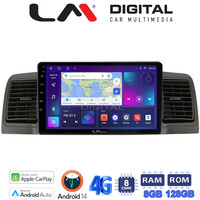 LM Digital - LM ZT8010 GPS Οθόνη OEM Multimedia Αυτοκινήτου για Toyota Corolla 2000-2007  (CarPlay/AndroidAuto/BT/GPS/WIFI/GPRS) electriclife