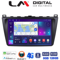 LM Digital - LM ZT8012 GPS Οθόνη OEM Multimedia Αυτοκινήτου για Mazda 6 2008 > 2012 (CarPlay/AndroidAuto/BT/GPS/WIFI/GPRS) electriclife