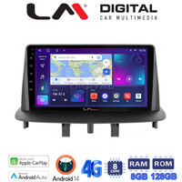 LM Digital - LM ZT8145 GPS Οθόνη OEM Multimedia Αυτοκινήτου για RENAULT MEGANE3 (CarPlay/AndroidAuto/BT/GPS/WIFI/GPRS) electriclife