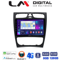 LM Digital - LM ZT8171 GPS Οθόνη OEM Multimedia Αυτοκινήτου για MERCEDES C (W203) - CLK (W208) (CarPlay/AndroidAuto/BT/GPS/WIFI/GPRS) electriclife
