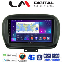 LM Digital - LM ZT8199 GPS Οθόνη OEM Multimedia Αυτοκινήτου για FIAT 500X 2014> (CarPlay/AndroidAuto/BT/GPS/WIFI/GPRS) electriclife