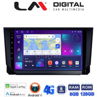 LM Digital - LM ZT8222 GPS Οθόνη OEM Multimedia Αυτοκινήτου για Seat Ibiza - Arona 2018> (CarPlay/AndroidAuto/BT/GPS/WIFI/GPRS) electriclife