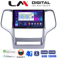 LM Digital - LM ZT8234 GPS Οθόνη OEM Multimedia Αυτοκινήτου για Jeep Gran Cherokee 2011 > 2013 (CarPlay/AndroidAuto/BT/GPS/WIFI/GPRS) electriclife