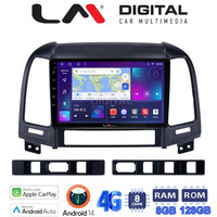 LM Digital - LM ZT8239 GPS Οθόνη OEM Multimedia Αυτοκινήτου για Hyundai SantaFe 2006 > 2013 (CarPlay/AndroidAuto/BT/GPS/WIFI/GPRS) electriclife