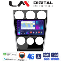 LM Digital - LM ZT8436 GPS Οθόνη OEM Multimedia Αυτοκινήτου για MAZDA 6 facelift 2005>2008  (CarPlay/AndroidAuto/BT/GPS/WIFI/GPRS) electriclife