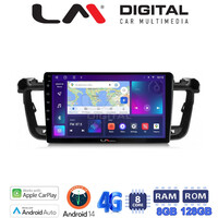 LM Digital - LM ZT8509 GPS Οθόνη OEM Multimedia Αυτοκινήτου για PEUGEOT 508 2010>2017 (CarPlay/AndroidAuto/BT/GPS/WIFI/GPRS) electriclife