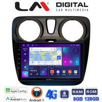 LM Digital - LM ZT8657 GPS Οθόνη OEM Multimedia Αυτοκινήτου για Dacia Dokker 2012 > (CarPlay/AndroidAuto/BT/GPS/WIFI/GPRS) electriclife