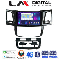 LM Digital - LM ZT8820 GPS Οθόνη OEM Multimedia Αυτοκινήτου για TOYOTA HILUX 2005>2016 (CarPlay/AndroidAuto/BT/GPS/WIFI/GPRS) electriclife