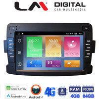 LM Digital - LM C8157 GPS Οθόνη OEM Multimedia Αυτοκινήτου για Dacia Duster, Logan, Sandero, Renault Captur (CarPlay/AndroidAuto/BT/GPS/WIFI/GPRS) electriclife