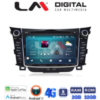 LM Digital - LM R8156 GPS Οθόνη OEM Multimedia Αυτοκινήτου για HYUNDAI I30 2012-2016 (CarPlay/AndroidAuto/BT/GPS/WIFI/GPRS) electriclife