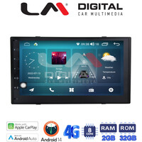 LM Digital - LM R8900 GPS Οθόνη OEM Multimedia Αυτοκινήτου για Universal 2DIN (CarPlay/AndroidAuto/BT/GPS/WIFI/GPRS) electriclife