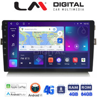 LM Digital - LM ZC8028 GPS Οθόνη OEM Multimedia Αυτοκινήτου για Toyota Auris 2007 > 2012 (CarPlay/AndroidAuto/BT/GPS/WIFI/GPRS) electriclife