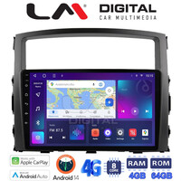 LM Digital - LM ZC8038 GPS Οθόνη OEM Multimedia Αυτοκινήτου για MITSUBISHI PAJERO 2006>2014 (CarPlay/AndroidAuto/BT/GPS/WIFI/GPRS) electriclife