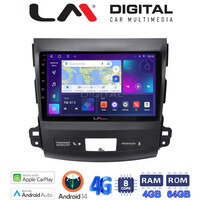 LM Digital - LM ZC8056 GPS Οθόνη OEM Multimedia Αυτοκινήτου για OUTLANDER, C CROSSER,4007 2006>2012 (CarPlay/AndroidAuto/BT/GPS/WIFI/GPRS) electriclife