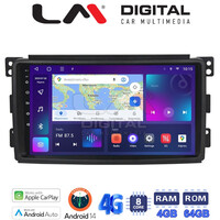 LM Digital - LM ZC8087 GPS Οθόνη OEM Multimedia Αυτοκινήτου για SMART 2007>2010 (CarPlay/AndroidAuto/BT/GPS/WIFI/GPRS) electriclife