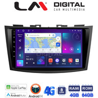 LM Digital - LM ZC8179 GPS Οθόνη OEM Multimedia Αυτοκινήτου για SUZUKI SWIFT 2011>2016 (CarPlay/AndroidAuto/BT/GPS/WIFI/GPRS) electriclife
