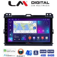 LM Digital - LM ZC8384 GPS Οθόνη OEM Multimedia Αυτοκινήτου για TOYOTA LANDCRUISER J100 2003>2009   (CarPlay/AndroidAuto/BT/GPS/WIFI/GPRS) electriclife