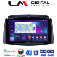 LM Digital - LM ZC8498 GPS Οθόνη OEM Multimedia Αυτοκινήτου για Renault Koleos 2006>2017 (CarPlay/AndroidAuto/BT/GPS/WIFI/GPRS) electriclife