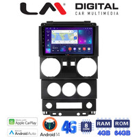 LM Digital - LM ZC8748 GPS Οθόνη OEM Multimedia Αυτοκινήτου για JEEP WRANGLER 2007 > 2011 (CarPlay/AndroidAuto/BT/GPS/WIFI/GPRS) electriclife