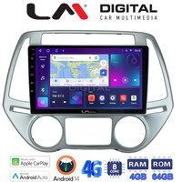 LM Digital - LM ZC8840 GPS Οθόνη OEM Multimedia Αυτοκινήτου για HYUNDAI i20 2008>2013 (CarPlay/AndroidAuto/BT/GPS/WIFI/GPRS) electriclife