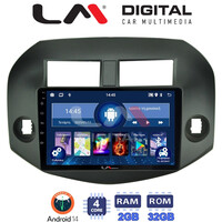 LM Digital - LM ZL4018B GPS Οθόνη OEM Multimedia Αυτοκινήτου για Toyota Rav4 2007 > 2012 (BT/GPS/WIFI/GPRS) electriclife