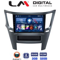 LM Digital - LM ZL4061 GPS Οθόνη OEM Multimedia Αυτοκινήτου για Subaru Legacy-Outback 2009>2013 (BT/GPS/WIFI) electriclife