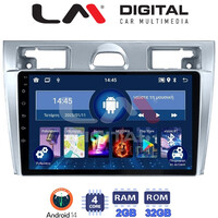 LM Digital - LM ZL4140 GPS Οθόνη OEM Multimedia Αυτοκινήτου για Ford Fiesta 2006 -> 2008 (BT/GPS/WIFI/GPRS) electriclife