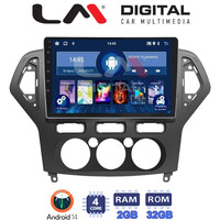 LM Digital - LM ZL4367A GPS Οθόνη OEM Multimedia Αυτοκινήτου για FORD MONDEO 2007 > 2010 (BT/GPS/WIFI) electriclife