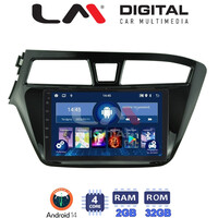LM Digital - LM ZL4517 GPS Οθόνη OEM Multimedia Αυτοκινήτου για Hyundai i20 2015> (BT/GPS/WIFI) electriclife