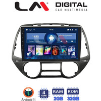 LM Digital - LM ZL4837 GPS Οθόνη OEM Multimedia Αυτοκινήτου για Hyundai i20 2008 > 2014 (BT/GPS/WIFI) electriclife