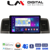LM Digital - LM ZR8010 GPS Οθόνη OEM Multimedia Αυτοκινήτου για Toyota Corolla 2000-2007  (CarPlay/AndroidAuto/BT/GPS/WIFI/GPRS) electriclife