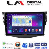 LM Digital - LM ZR8018 GPS Οθόνη OEM Multimedia Αυτοκινήτου για TOYOTA RAV4 2006 > 2012 (CarPlay/AndroidAuto/BT/GPS/WIFI/GPRS) electriclife