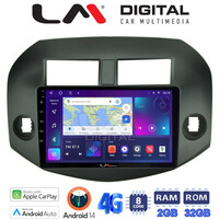 LM Digital - LM ZR8018B GPS Οθόνη OEM Multimedia Αυτοκινήτου για Toyota Rav4 2007 > 2012 (CarPlay/AndroidAuto/BT/GPS/WIFI/GPRS) electriclife