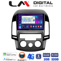 LM Digital - LM ZR8043AC GPS Οθόνη OEM Multimedia Αυτοκινήτου για HYUNDAI i30 2007-2012  (CarPlay/AndroidAuto/BT/GPS/WIFI/GPRS) electriclife