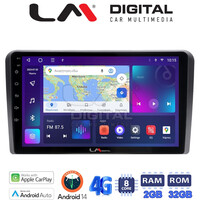 LM Digital - LM ZR8049 GPS Οθόνη OEM Multimedia Αυτοκινήτου για AUDI A3 (8P) 2003.2012 (CarPlay/AndroidAuto/BT/GPS/WIFI/GPRS) electriclife