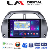 LM Digital - LM ZR8071 GPS Οθόνη OEM Multimedia Αυτοκινήτου για Toyota Rav 4 2001 > 2006 (CarPlay/AndroidAuto/BT/GPS/WIFI/GPRS) electriclife