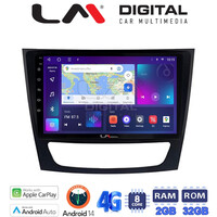 LM Digital - LM ZR8090 GPS Οθόνη OEM Multimedia Αυτοκινήτου για MERCEDES E class (W211)  (CarPlay/AndroidAuto/BT/GPS/WIFI/GPRS) electriclife